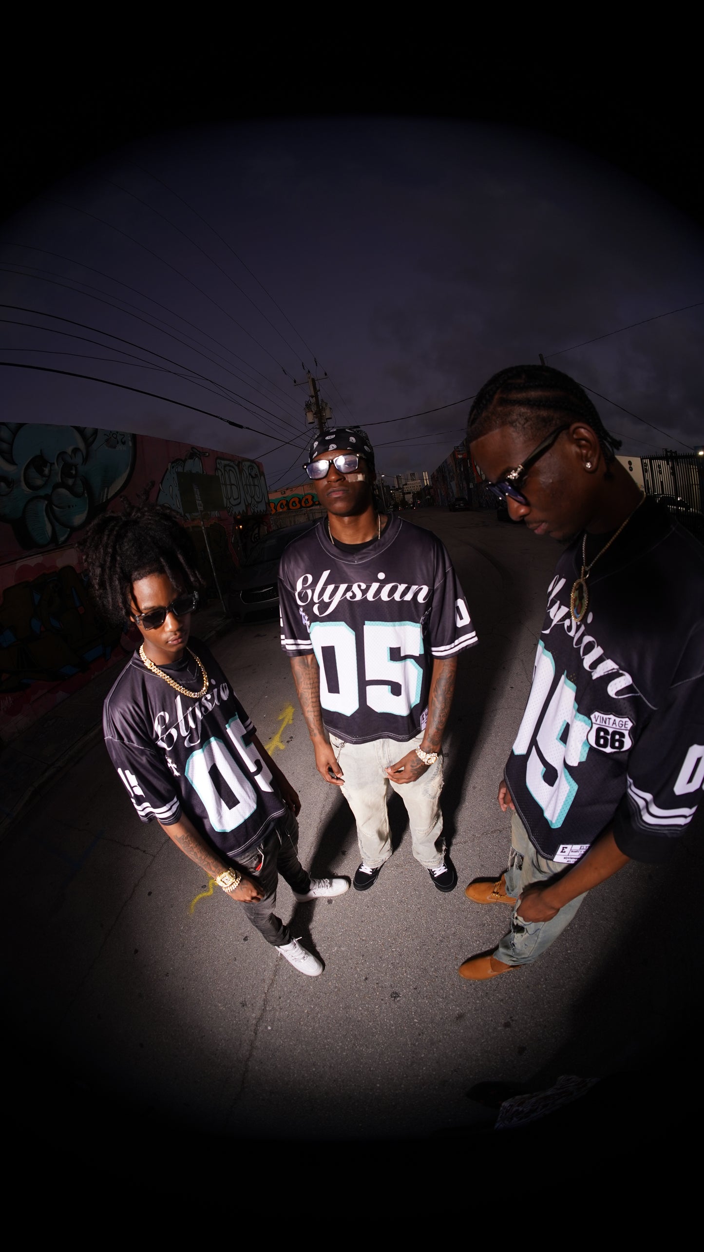BLUE & BLACK EYLYSIAN JERSEY