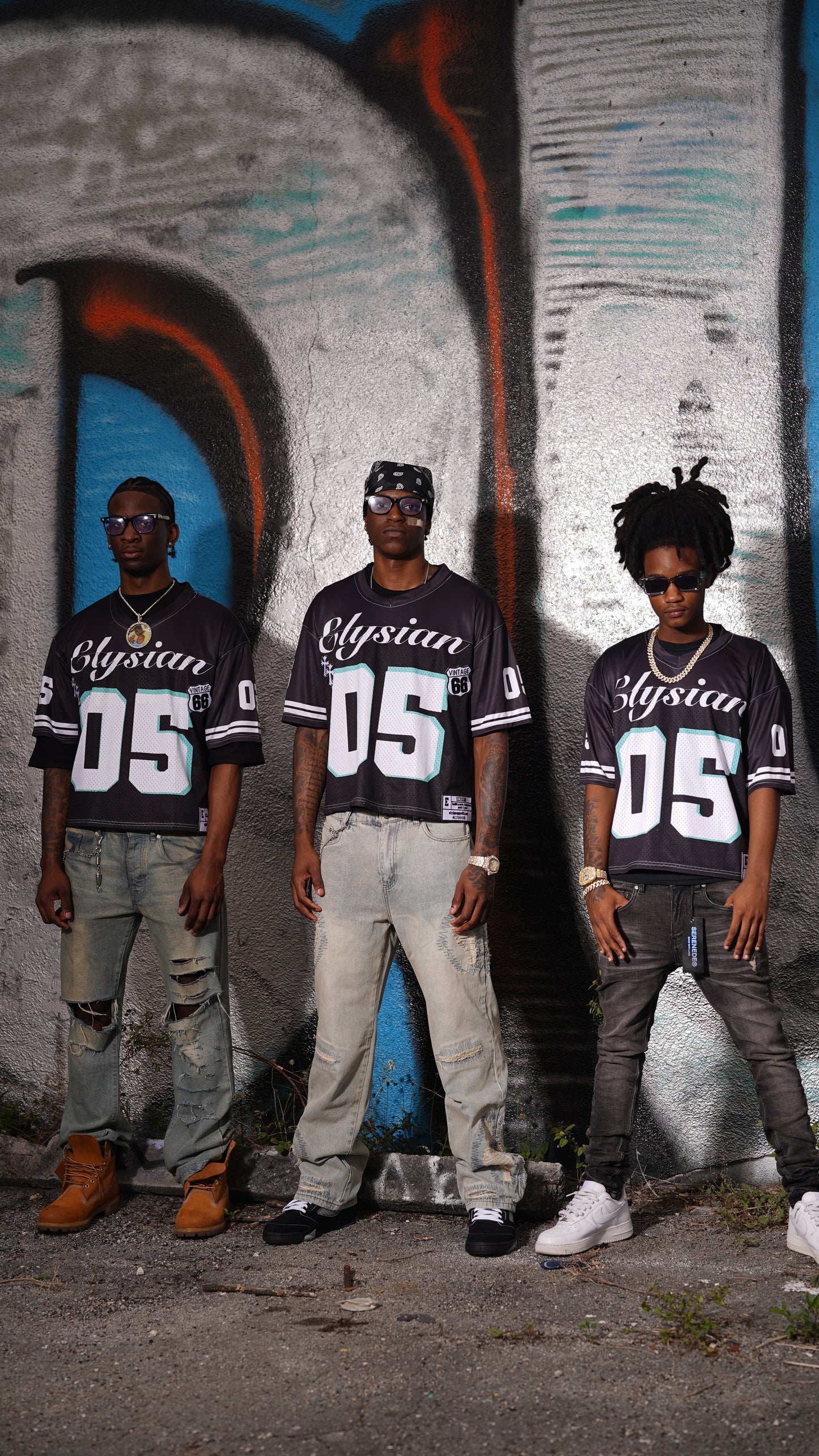 BLUE & BLACK EYLYSIAN JERSEY