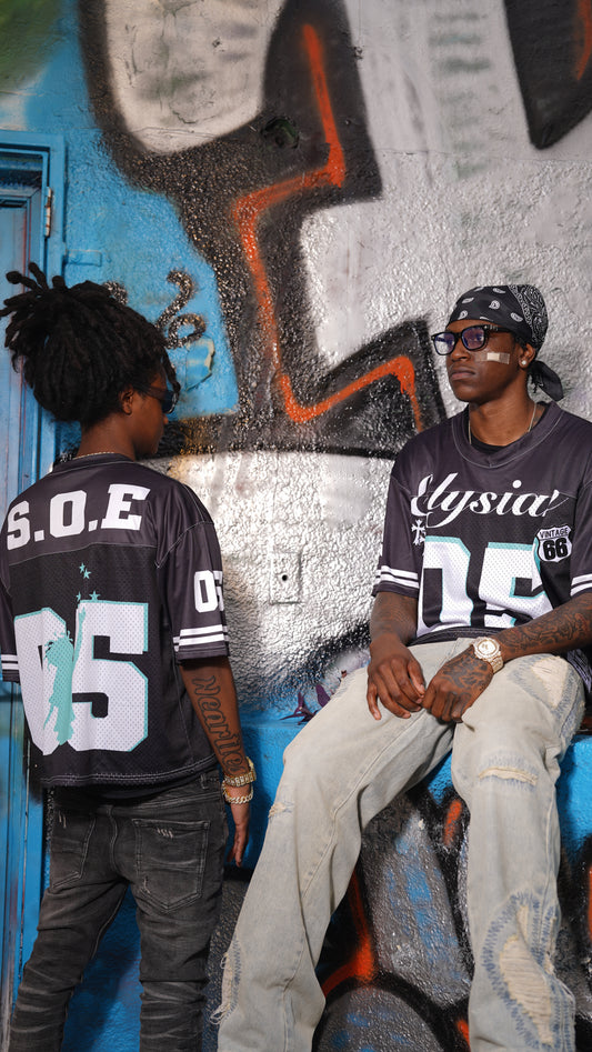 BLUE & BLACK EYLYSIAN JERSEY